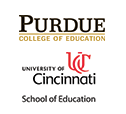 Our partners in education, Purdue, and University of Cincinnati